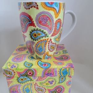 Divinity Patterned Paisley Ceramic Coffee Mug Gift Box NUMBERS 6:24 NEW